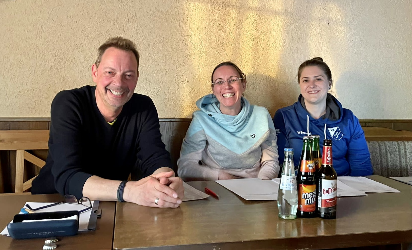 Roland Wegmeyer, Nina Bellmann und Franziska Meier